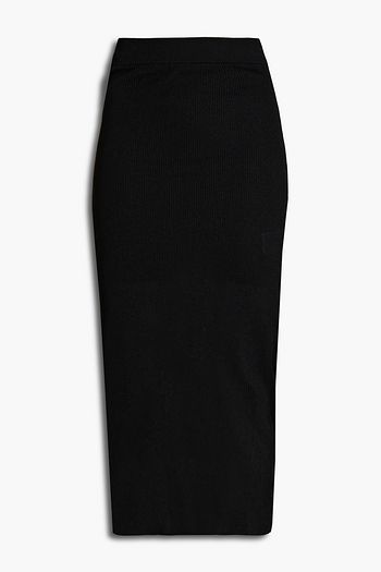 IRO Idylia ribbed-knit midi skirt