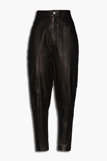 IRO Powel leather tapered pants
