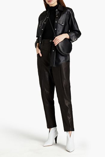 IRO Powel leather tapered pants
