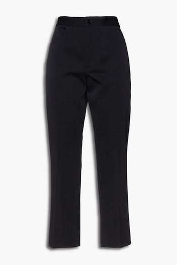 JIL SANDER Wool-twill bootcut pants