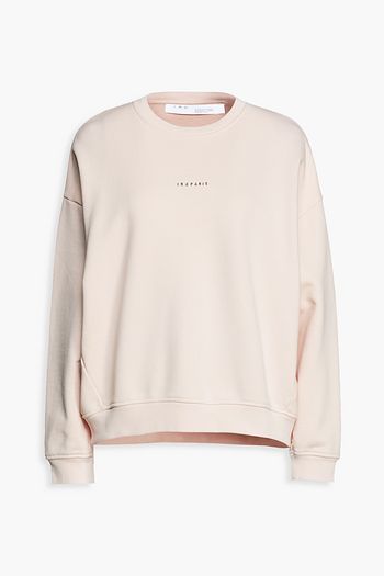 IRO Siryla printed French cotton-terry sweatshirt