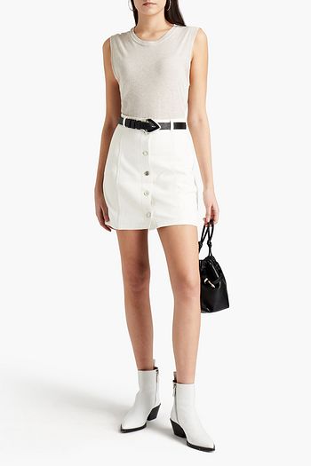 IRO Cotton and cashmere-blend jersey tank