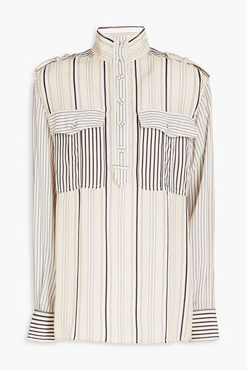 ZIMMERMANN Striped crepe shirt