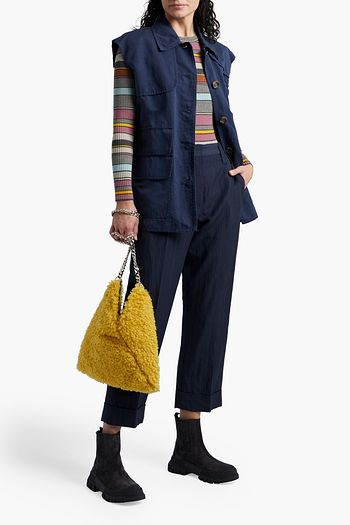 M MISSONI Cotton and ramie-blend vest