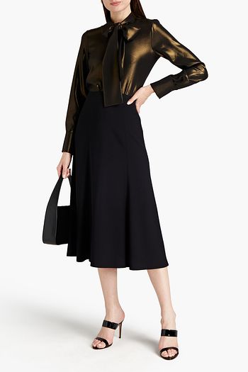 VICTORIA, VICTORIA BECKHAM Lamé blouse