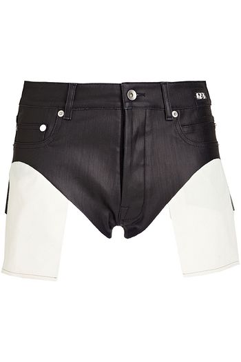 DRKSHDW BY RICK OWENS Duke coated denim shorts