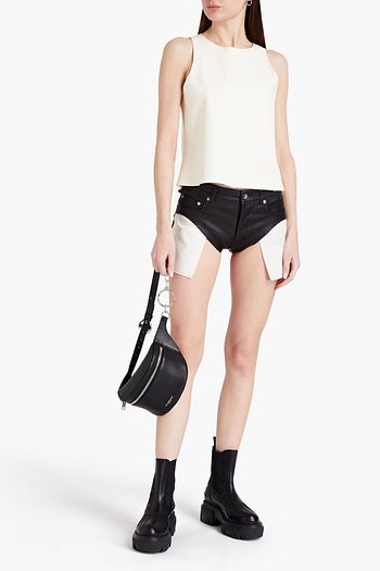 DRKSHDW BY RICK OWENS Duke coated denim shorts