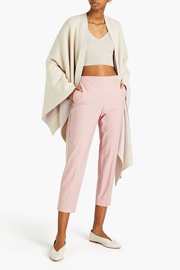 THEORY Cropped wool-blend tapered pants