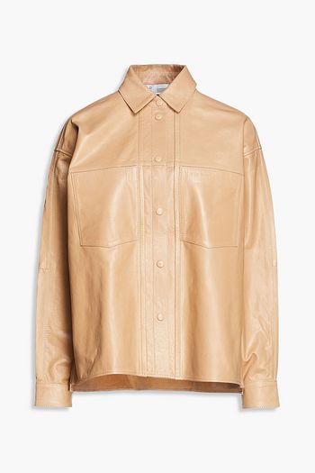 IRO Azurit Oversized-Hemd aus Leder