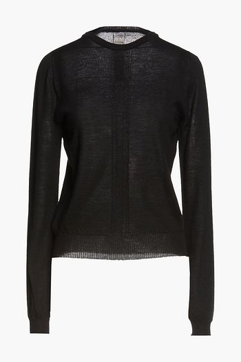 RICK OWENS Ribbed wool sweater