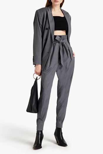 IRO Pazna Karottenhose aus Twill mit Bindedetail vorne