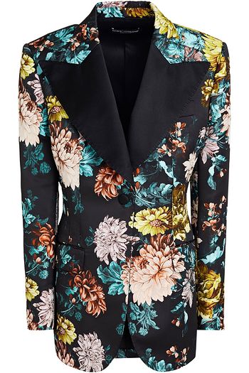 DOLCE & GABBANA Blazer aus floralem Jacquard