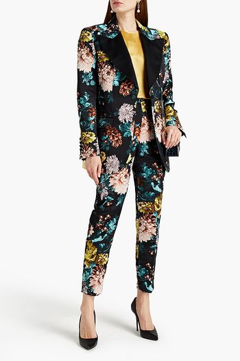 DOLCE & GABBANA Blazer aus floralem Jacquard