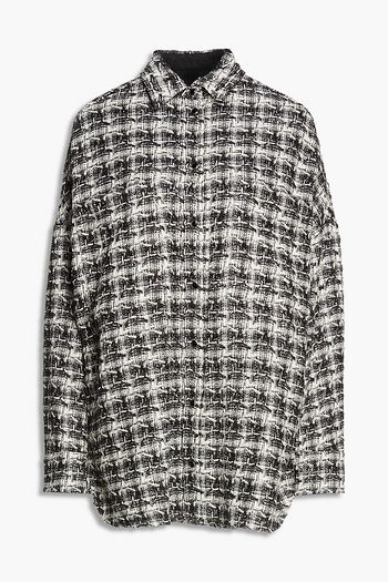 IRO Delmore oversized tweed shirt