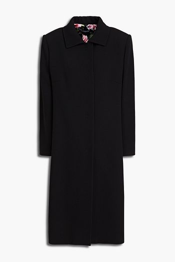 DOLCE & GABBANA Mantel aus Crêpe aus einer Wollmischung