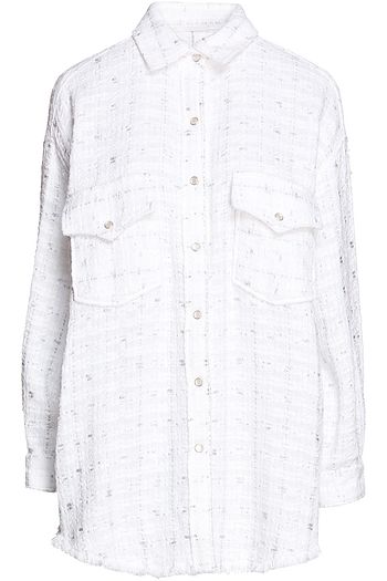 IRO Minko oversized tweed shirt