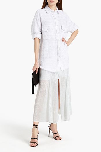 IRO Minko oversized tweed shirt