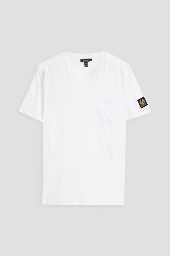 BELSTAFF Logo-appliquéd cotton-jersey T-shirt
