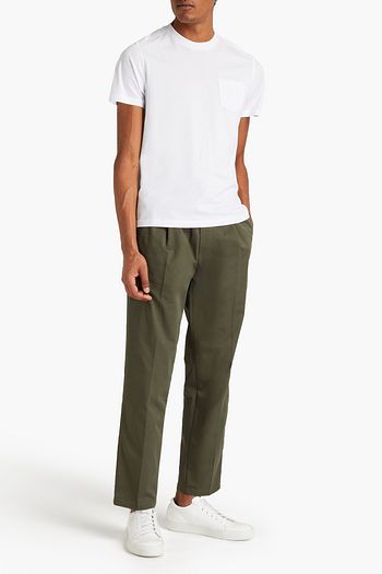 BELSTAFF Logo-appliquéd cotton-jersey T-shirt