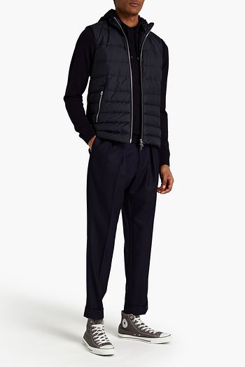OFFICINE GÉNÉRALE PARIS 6ᵉ Walter felt-paneled quilted shell down vest