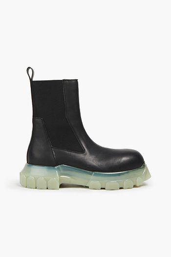 RICK OWENS Beatle Bozo Tractor レザー ブーツ
