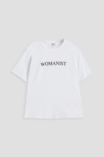 VICTORIA, VICTORIA BECKHAM Printed cotton-jersey T-shirt