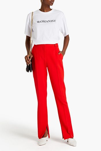 VICTORIA, VICTORIA BECKHAM Printed cotton-jersey T-shirt
