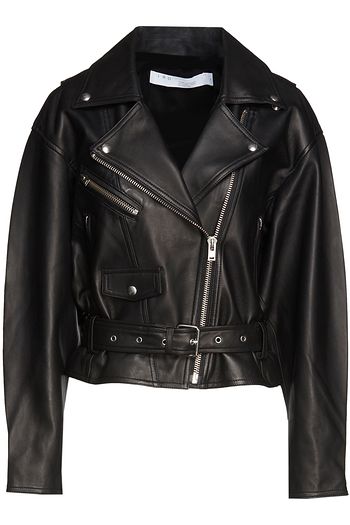 IRO Disthen cropped leather biker jacket
