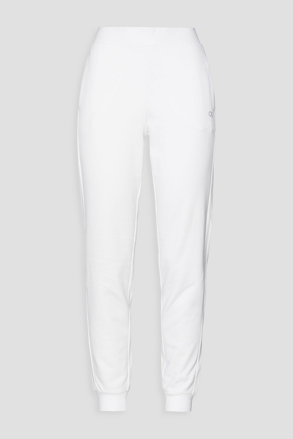 Printed Cotton-blend Fleece Track Pants