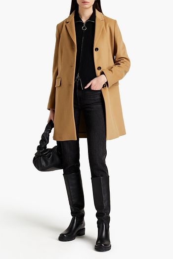 BELSTAFF Iver Mantel aus gebürstetem Filz aus einer Woll-Kaschmirmischung