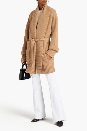 DOLCE & GABBANA Cardigan aus Kaschmir mit Gürtel