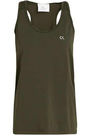 CALVIN KLEIN PERFORMANCE Printed stretch-jersey tank