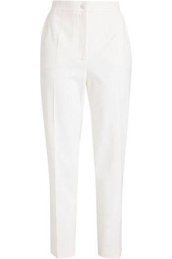 DOLCE & GABBANA Karottenhose aus Flanell aus einer Wollmischung
