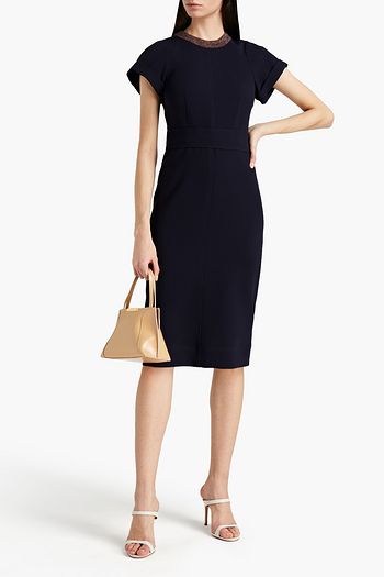 VICTORIA BECKHAM Crepe midi dress