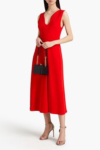 VICTORIA BECKHAM Crepe midi dress