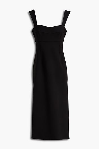 VICTORIA BECKHAM Crepe midi dress