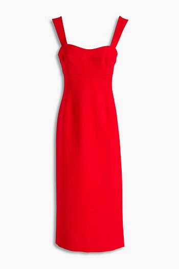 VICTORIA BECKHAM Crepe midi dress