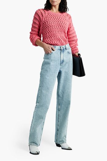 IRO Attica open-knit organic cotton-blend sweater