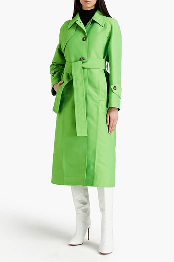 VICTORIA BECKHAM Trenchcoat aus Twill mit Gürtel