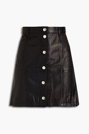IRO Gem leather mini skirt