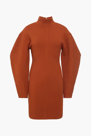 HERVÉ LÉGER Ribbed bandage mini dress
