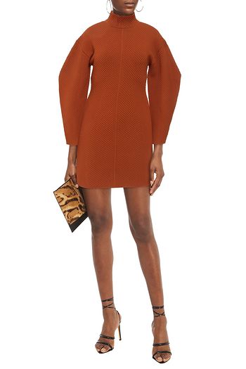 HERVÉ LÉGER Ribbed bandage mini dress