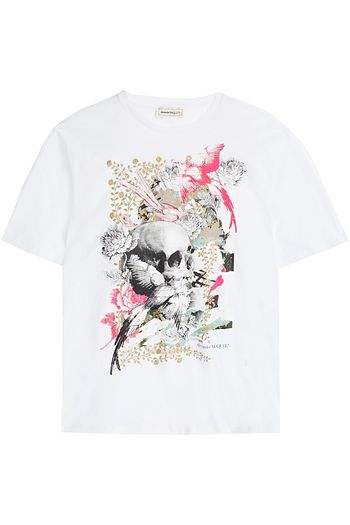 ALEXANDER MCQUEEN Printed cotton-jersey T-shirt
