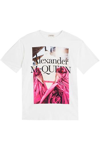 ALEXANDER MCQUEEN Printed cotton-jersey T-shirt