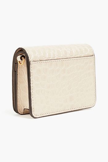 TORY BURCH Portemonnaie aus Leder mit Krokodileffekt