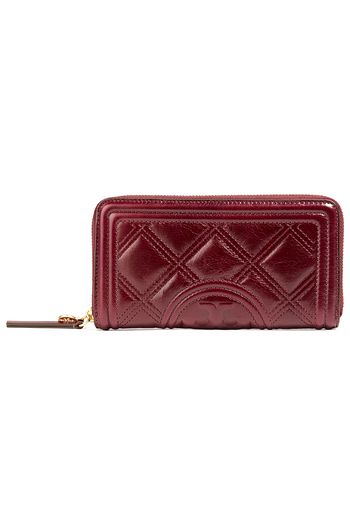 TORY BURCH Continental Portemonnaie aus gestepptem Leder