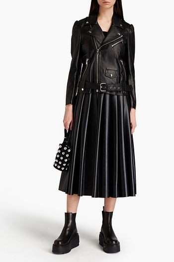 REDVALENTINO Leather biker jacket