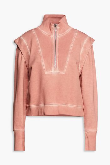 VERONICA BEARD Dylan French Pima cotton-terry sweatshirt