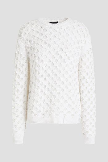 THEORY Crochet-knit cotton-blend sweater