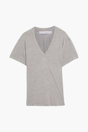 IRO Ramaza mélange modal and cashmere-blend T-shirt